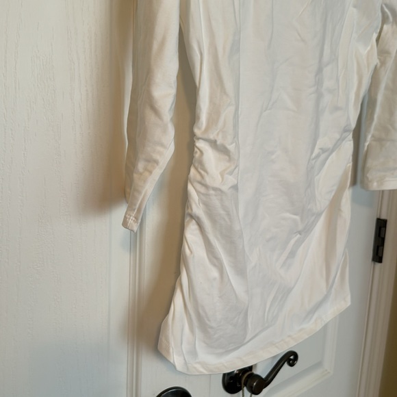 Boston Proper Tunic Tee, White, NWOT, Sz L - Picture 4 of 5